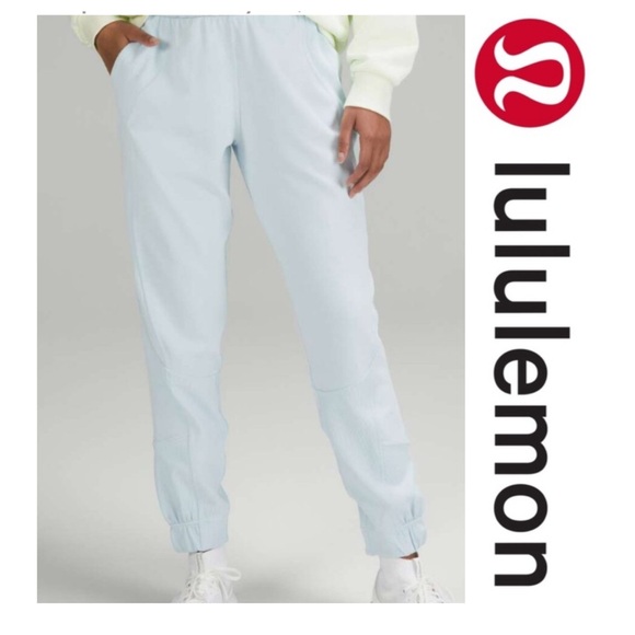 NWT | Lululemon | Brushed Softstreme Ribbed High Rise Jogger Pant | SZ 10 | PWBE - Picture 1 of 7